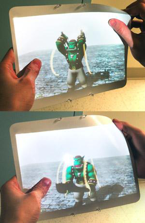 Flexible screen image